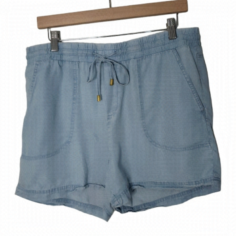 Ellen Tracy Drawstring Summer Loose Beach Lightweight Preppy Shorts - Women's